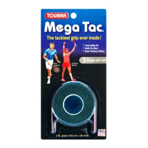 TOURNA MEGA TAC OVERGRIP 3PK BLACK