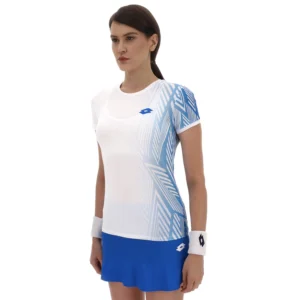 LOTTO TECH TEE - SKIRT SET WHITE/ BLUE
