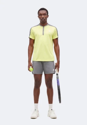 FILA HENLEY POLO & SHORT ZAYN YELLOW /GREY