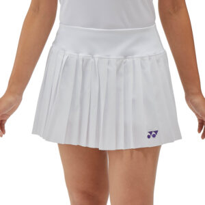YONEX LONDON PLEATED SKIRT WHITE