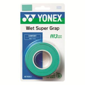YONEX WET SUPER GRAP OVERGRIP 3PCS GREEN